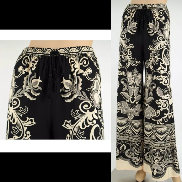 Flying Tomato Palazzo pant small black wide leg - Picture 2 of 2